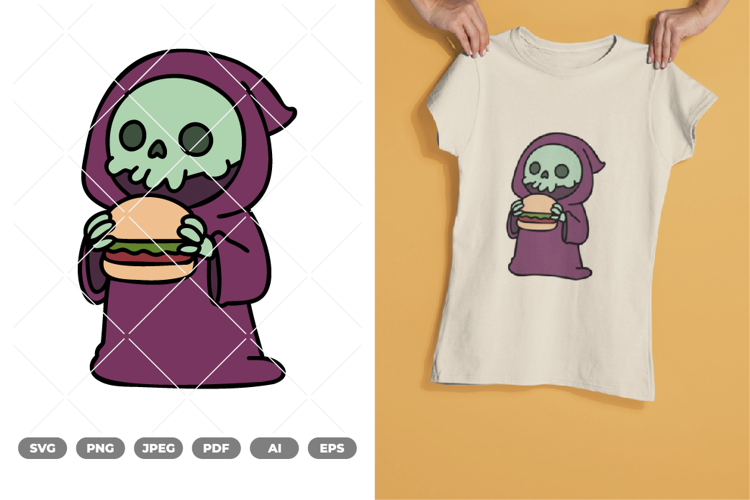 Grim Reaper Colored SVG & Clipart