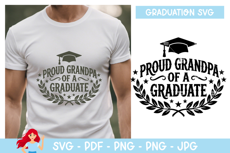 Proud grandpa of a graduate SVG, Graduation inspired SVG