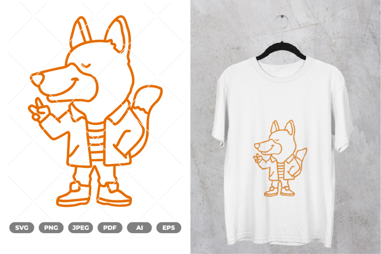 Cool Dog SVG & Clipart