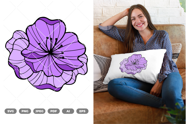 Flower Petal Colored SVG & Clipart