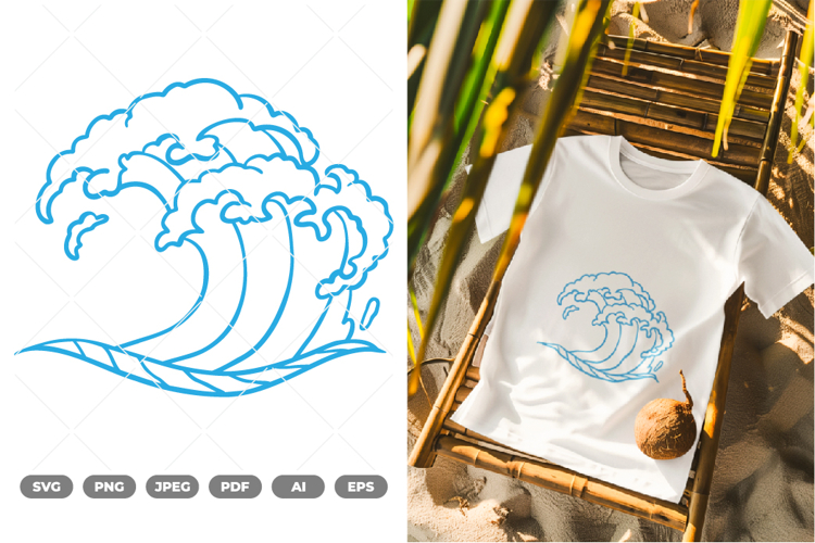 Wave SVG   Clipart