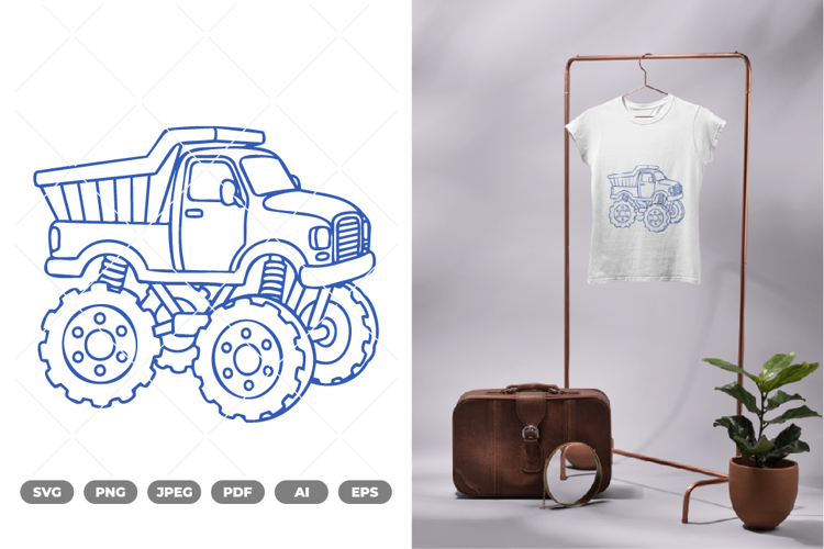 Monster Truck Tire SVGs Image 3