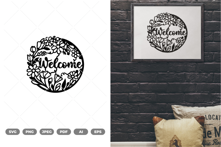 Floral Background Svg Image 21