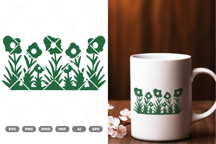 Flower Garden Clipart Image 17