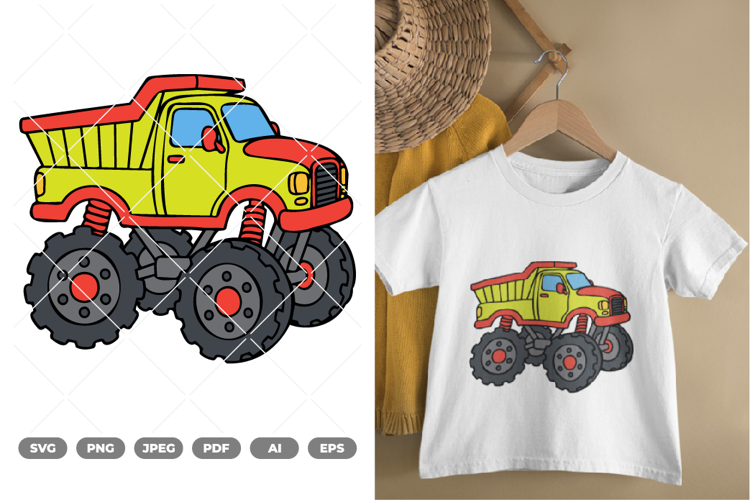 Monster Truck Clipart Image 10