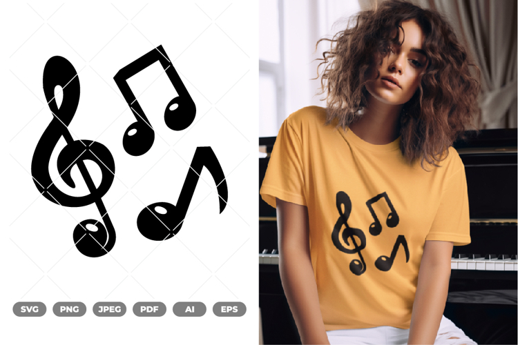 Music Notes SVG & Clipart