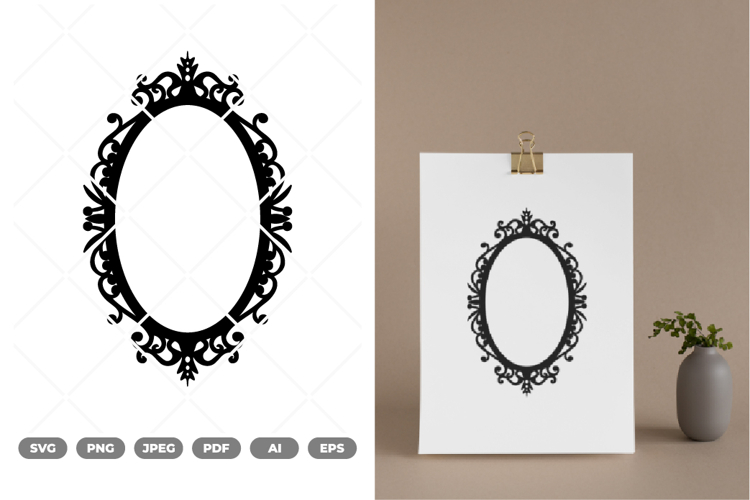 Vintage Frame SVG & Clipart