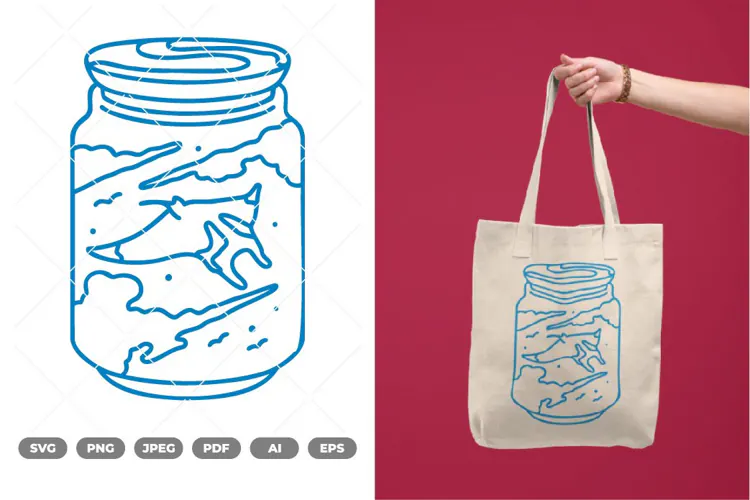 Magical Jar SVG & Clipart