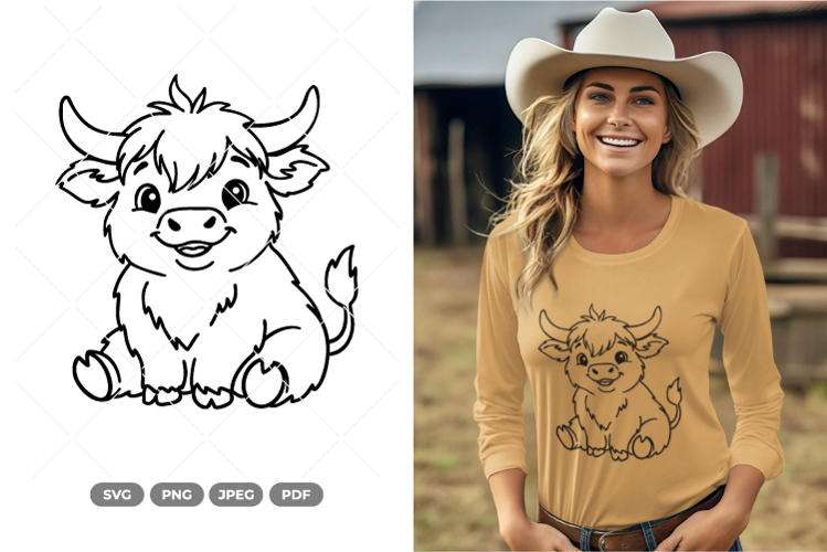 Highland Cow SVG & Clipart