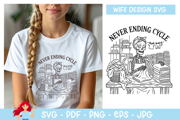 Never ending cycle SVG, Wife vibe SVG