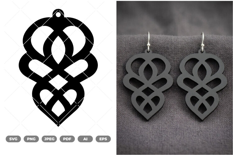 Earring SVG & Clipart example image 1