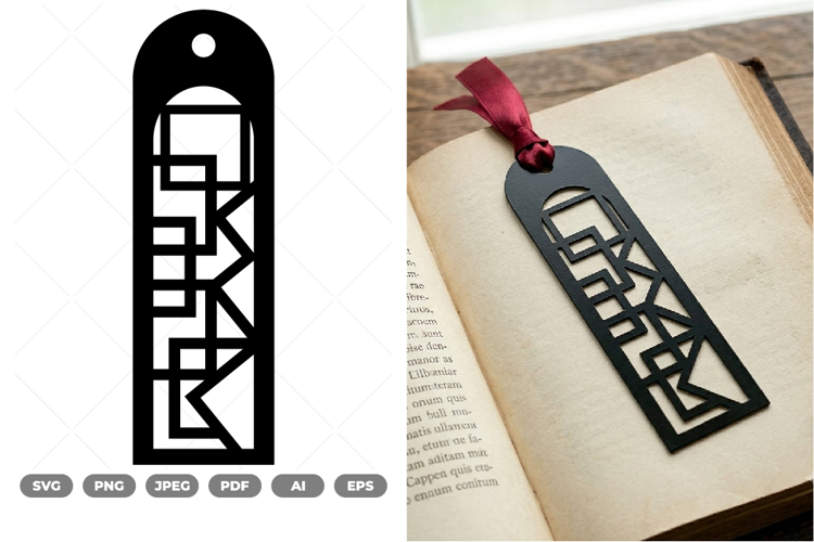 Geometrical Bookmark SVG   Clipart