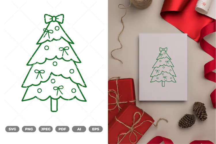 Christmas Tree SVG & Clipart
