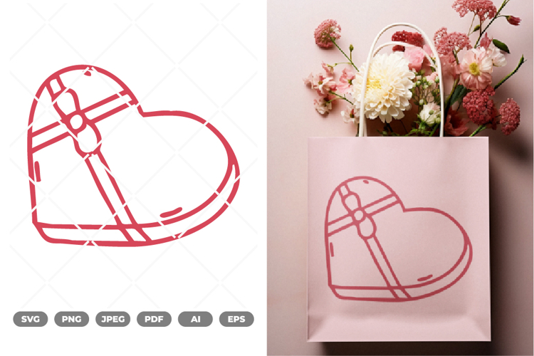 Valentine Gift SVG & Clipart example image 1