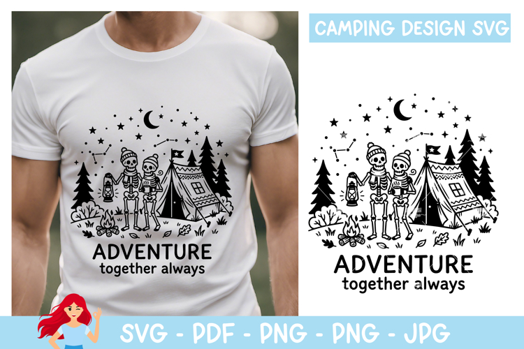 Adventure together always SVG, Camp SVG