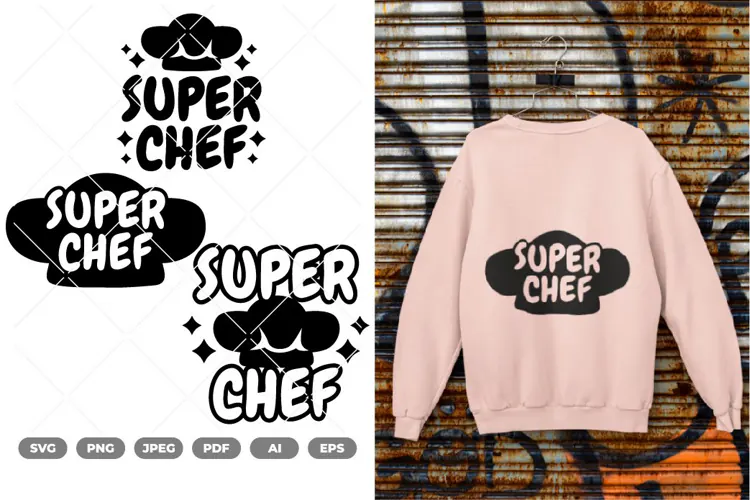 Super Chef SVG & Clipart