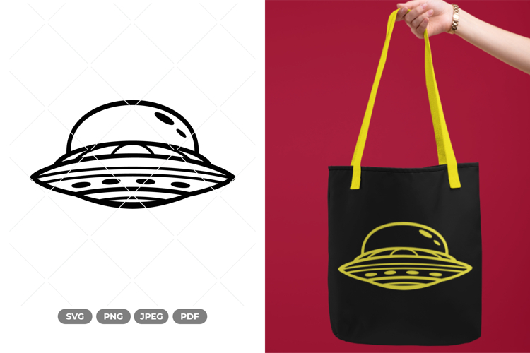 UFO SVG & Clipart - Outer Space SVG