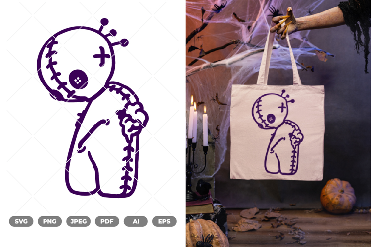 Voodoo Doll SVG & Clipart