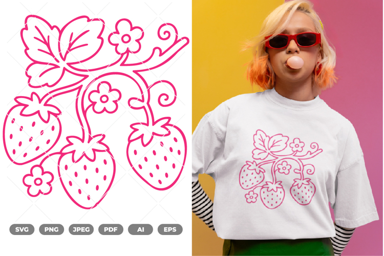 Strawberry Svg Image 3
