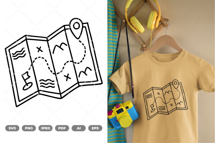 Traveling Doodle SVG & Clipart example image 1