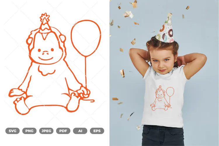 Birthday Animal SVG & Clipart