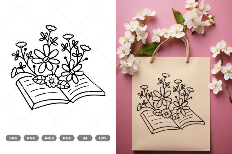 Wildflower SVG & Clipart example image 1