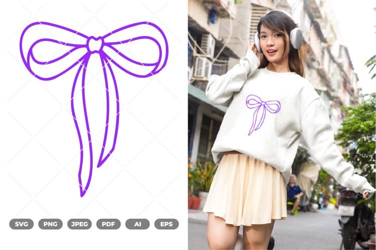 Cute Bow SVG   Clipart
