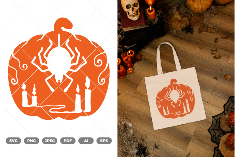 Halloween Pumpkin Cut File SVG & Clipart