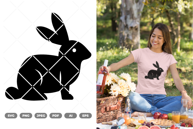 Bunny SVG & Clipart example image 1