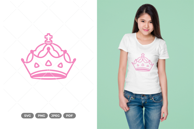 Queen Crown Silhouette Image 19