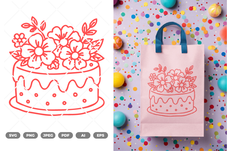 Birthday Cake SVG & Clipart