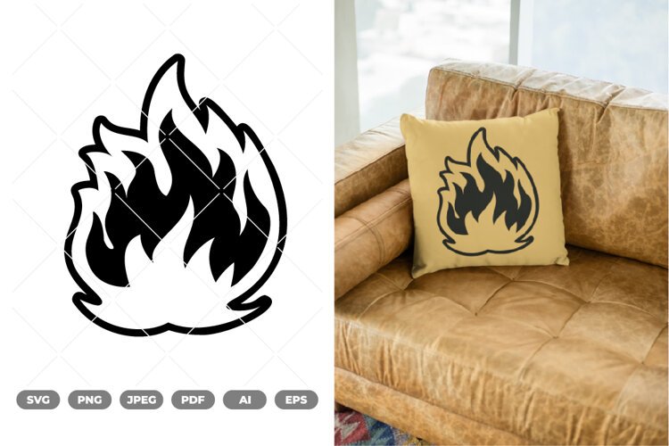 Fire SVG & Clipart example image 1