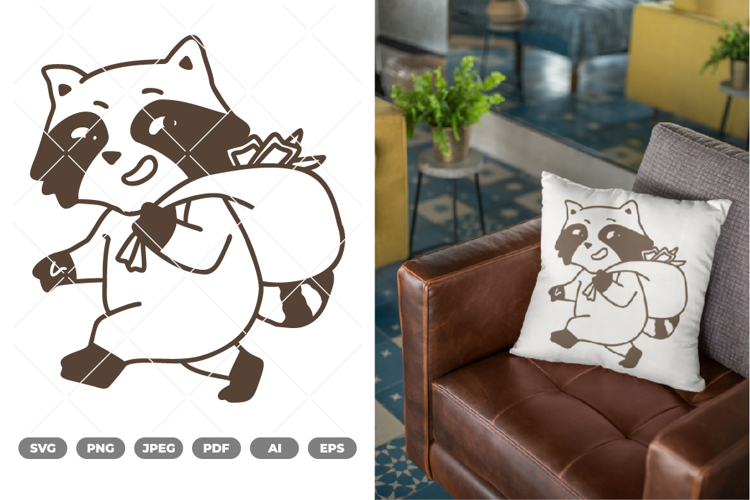 Raccoon Illustration Image 14