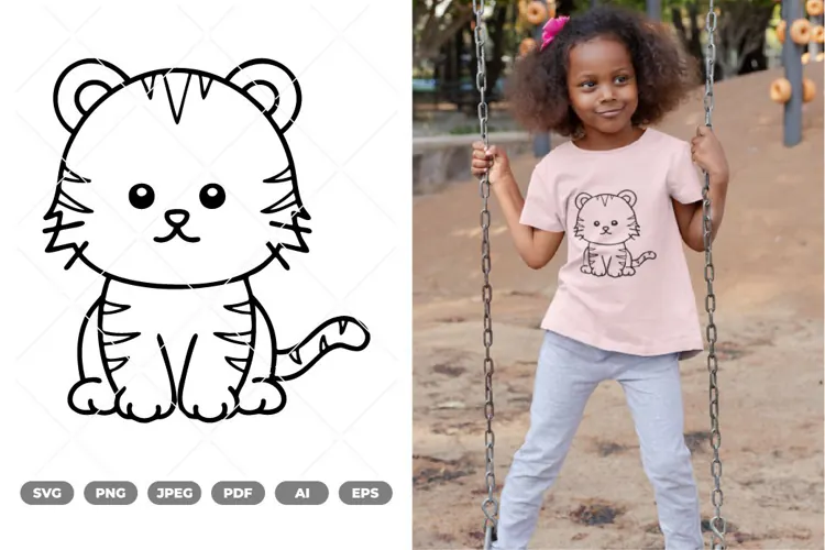 Cute Safari Animals SVG & Clipart