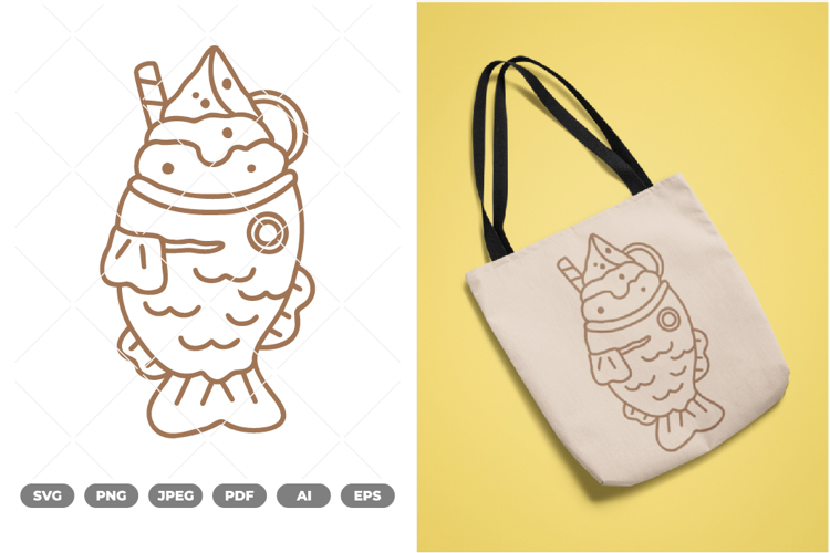 Taiyaki SVG & Clipart