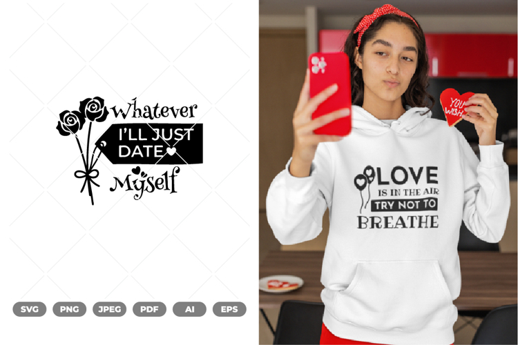 Love Is In The Air Try Not To Breathe SVG   Clipart