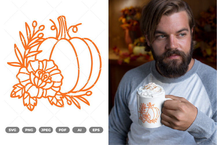 Pumpkin SVG & Clipart example image 1
