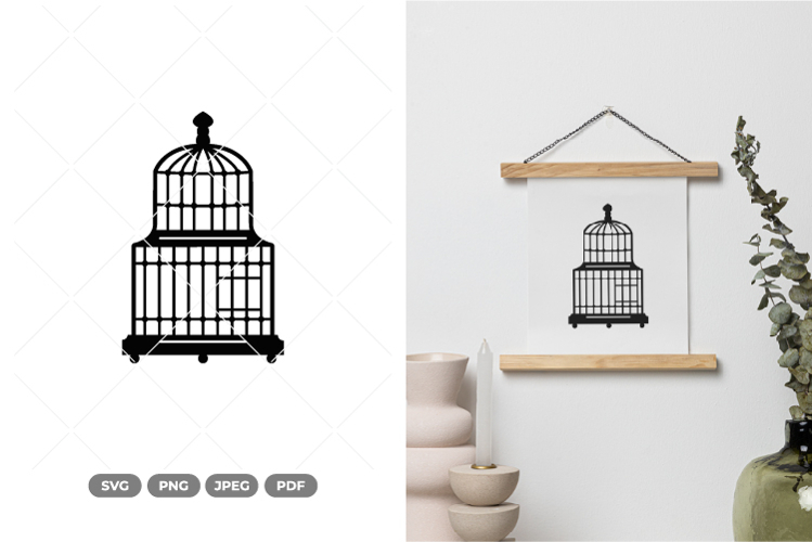 Bird Cage Clipart Image 10