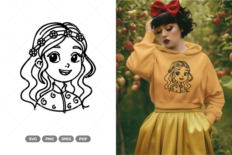 Princess SVG   Clipart