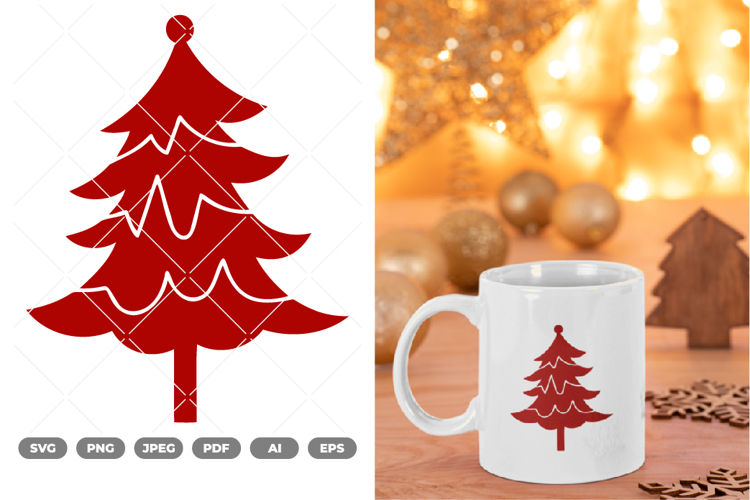 Christmas Tree SVG   Clipart