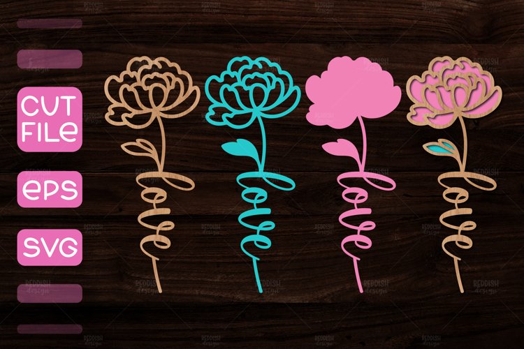 Peony Svg Image 5
