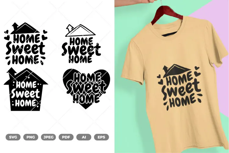 Home Sweet Home SVG & Clipart