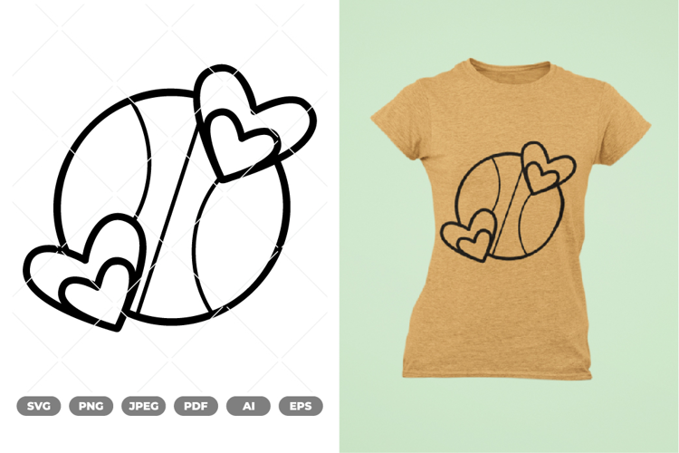Basketball Love SVG & Clipart