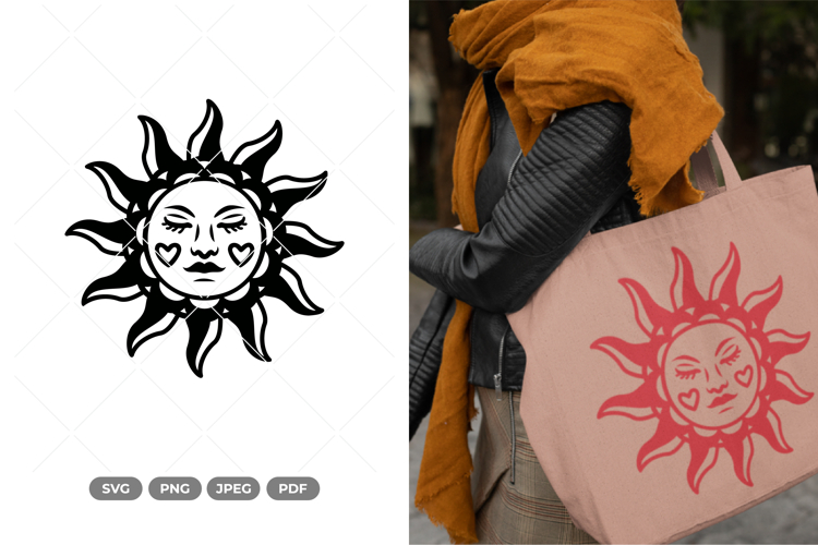 Tribal Sun SVG & Clipart