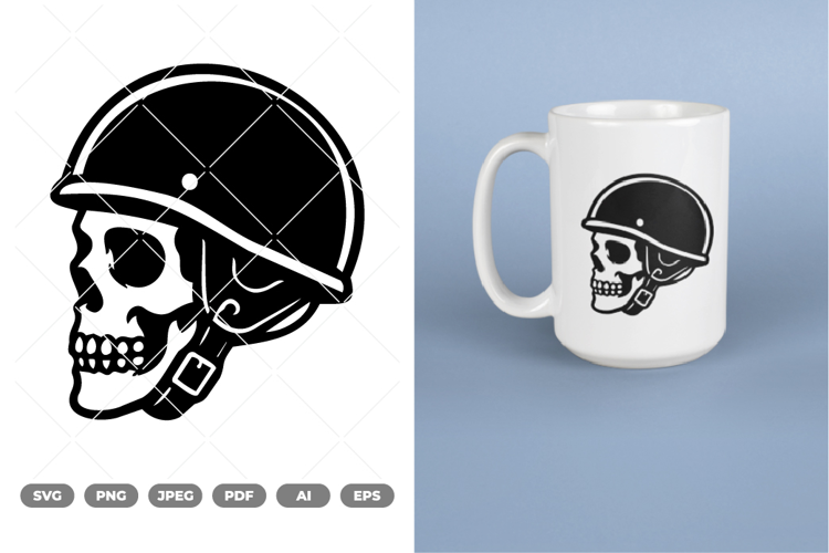 Rider Skull SVG & Clipart