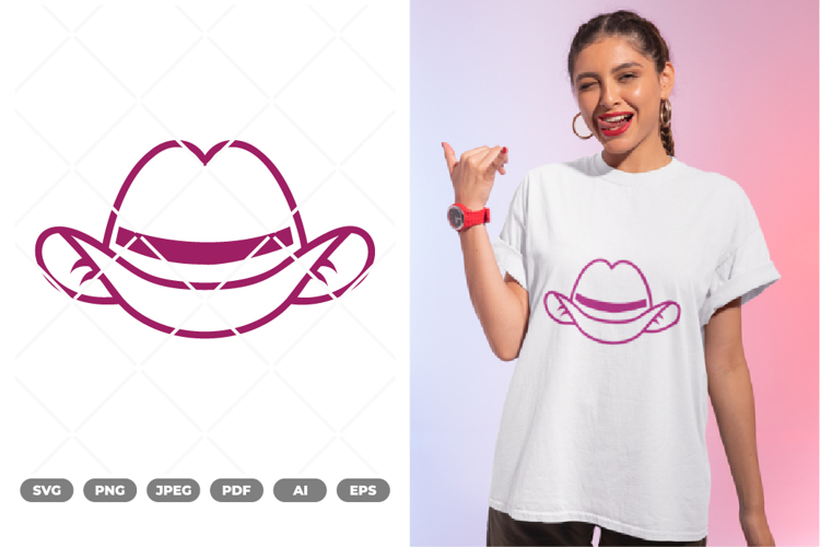 Cowboy Hat SVG & Clipart example image 1