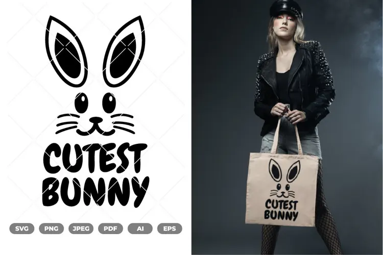 Cutest Bunny SVG & Clipart