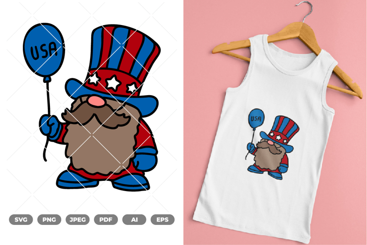 Gnome Colored SVG & Clipart