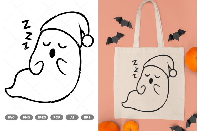 Cute Ghost SVG & Clipart