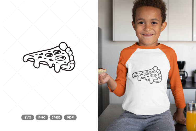 Pizza SVG & Clipart - Fast Food Clipart